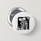 Bis zum Tod machen wir lustiges Design Button (Vorne & Hinten)
