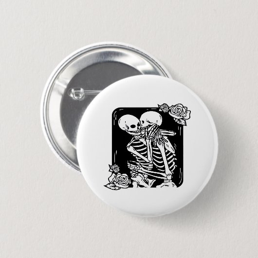Bis zum Tod machen wir lustiges Design Button (Vorne & Hinten)