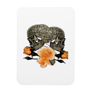 Bis zum Tod machen wir lustiges Design für Hallowe Magnet