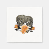 Bis zum Tod machen wir lustiges Design für Hallowe Serviette (Vorderseite)