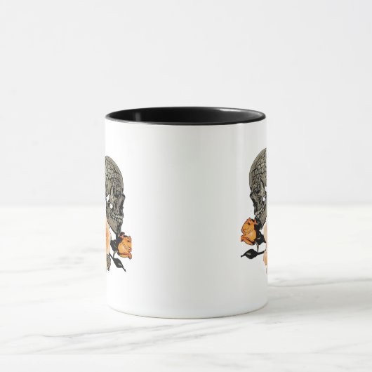 Bis zum Tod machen wir lustiges Design für Hallowe Tasse (Zentrum)