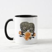 Bis zum Tod machen wir lustiges Design für Hallowe Tasse (Links)