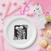 Bis zum Tod machen wir lustiges Design Pappteller (Party)