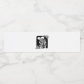 Bis zum Tod machen wir lustiges Design Wasserflaschenetikett (Einzelnes Label)