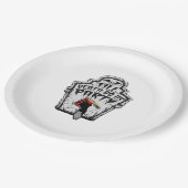 Bis zum Tod machen wir Party Classic zu Halloween Pappteller (Schrägansicht)