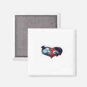 Bis zum Tod machen wir Teil (Back Bg Variant) Graf Magnet (Vorderseite/Rückseite)