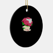 Bis zum Tod machen wir Teil - bis zum Ende des Zit Keramik Ornament (Rechts)