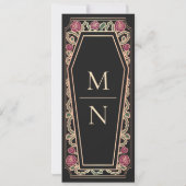 Bis zum Tod machen wir Teil Black Goth Save the Da Einladung (Rückseite)