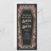 Bis zum Tod machen wir Teil Black Goth Save the Da Einladung (Vorderseite)