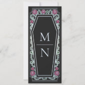 Bis zum Tod machen wir Teil Black Goth Save the Da Einladung (Rückseite)