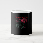 Bis zum Tod machen wir Teil Classic - Liebe Design Jumbo-Tasse (Vorderseite)