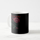 Bis zum Tod machen wir Teil Classic - Liebe Design Kaffeetasse (Vorderseite Links)
