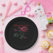 Bis zum Tod machen wir Teil Classic - Liebe Design Pappteller (Party)