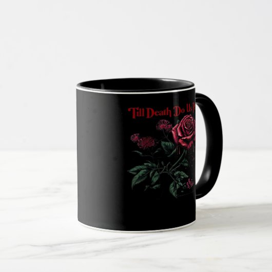 Bis zum Tod machen wir Teil Classic - Liebe Design Tasse (VorderseiteRechts)