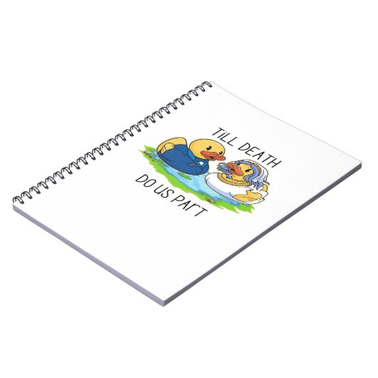 Bis zum Tod machen wir Teil Classic - Liebe Herbst Notizblock (Linke Seite)