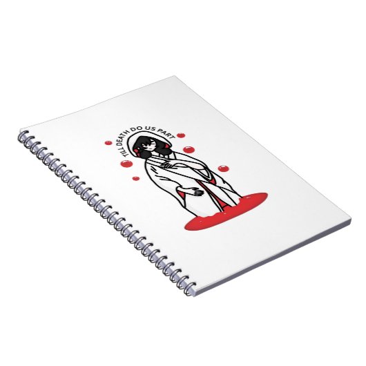 Bis zum Tod machen wir Teil - ein zaghafter Hochze Notizblock (Rechte Seite)