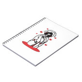 Bis zum Tod machen wir Teil - ein zaghafter Hochze Notizblock (Linke Seite)