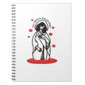 Bis zum Tod machen wir Teil - ein zaghafter Hochze Notizblock (Vorderseite)