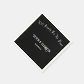 Bis zum Tod machen wir Teil Elegante gotische Hoch Serviette (Ecke)