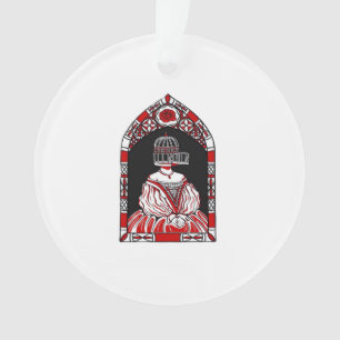 Bis zum Tod machen wir Teil gekämmte Vögel klassis Ornament