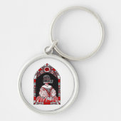 Bis zum Tod machen wir Teil gekämmte Vögel klassis Schlüsselanhänger (Vorne)