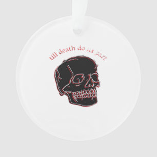 Bis zum Tod machen wir Teil - Glitchschädel mit so Ornament