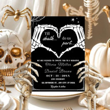Bis zum Tod machen wir Teil gotische Halloween-Hoc