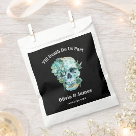 Bis zum Tod machen wir Teil gotische Halloween-Hoc Geschenktütchen