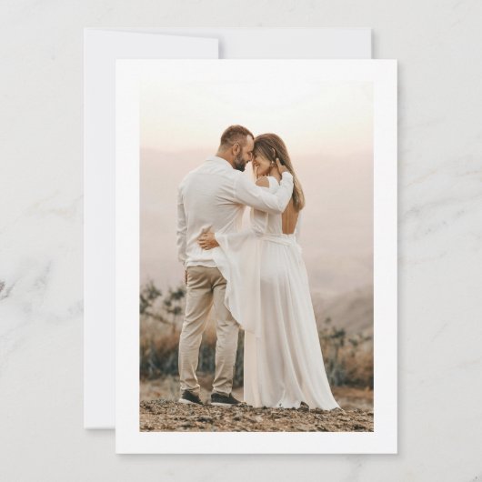 Bis zum Tod machen wir Teil gotische Halloween-Hoc Save The Date (Rückseite)