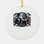 Bis zum Tod machen wir Teil - gotische Liebe Keramik Ornament (Vorne)