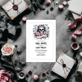 "Bis zum Tod machen wir Teil" Gotisches Brautparty Einladung