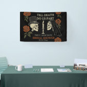Bis zum Tod machen wir Teil Halloween-Brautparty Banner (Messe)