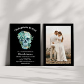 Bis zum Tod machen wir Teil Halloween-Brautparty Einladung