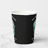 Bis zum Tod machen wir Teil Halloween-Brautparty Pappbecher (Rechts)