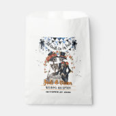 Bis zum Tod machen wir Teil Halloween Hochzeit Geschenktütchen (Vorderseite)