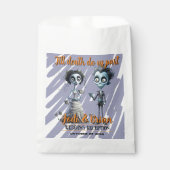 Bis zum Tod machen wir Teil Halloween Hochzeit Geschenktütchen (Vorderseite)