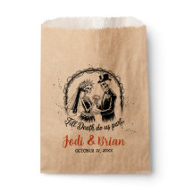 Bis zum Tod machen wir Teil Halloween Hochzeit