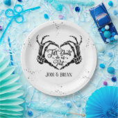 Bis zum Tod machen wir Teil Halloween Hochzeit Pappteller (Party)