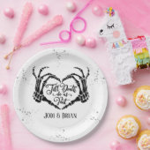 Bis zum Tod machen wir Teil Halloween Hochzeit Pappteller (Party)