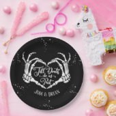 Bis zum Tod machen wir Teil Halloween Hochzeit Pappteller (Party)