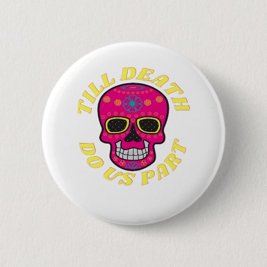 Bis zum Tod machen wir Teil klassisch - gotische H Button (Vorderseite)