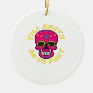 Bis zum Tod machen wir Teil klassisch - gotische H Keramik Ornament