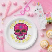 Bis zum Tod machen wir Teil klassisch - gotische H Pappteller (Party)