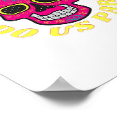 Bis zum Tod machen wir Teil klassisch - gotische H Poster (Ecke)