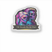 Bis zum Tod machen wir Teil klassisch - Gotische S Aufkleber (Vorderseite)