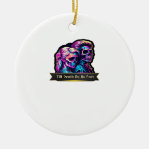 Bis zum Tod machen wir Teil klassisch - Gotische S Keramik Ornament