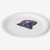 Bis zum Tod machen wir Teil klassisch - Gotische S Pappteller (Schrägansicht)