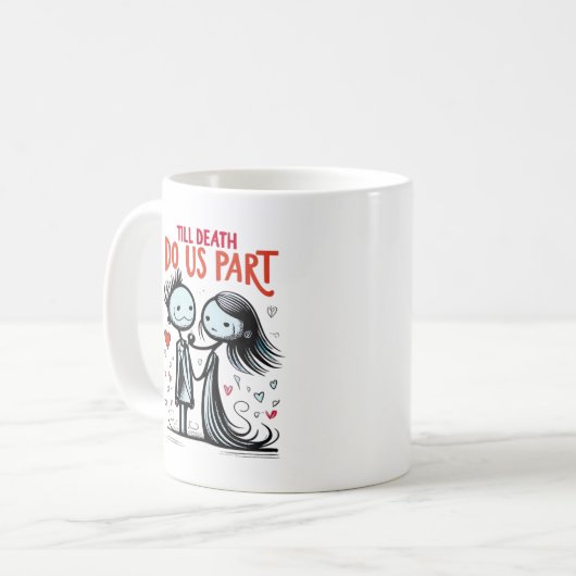 Bis zum Tod machen wir Teil - klassisch Kaffeetasse (Vorderseite Links)