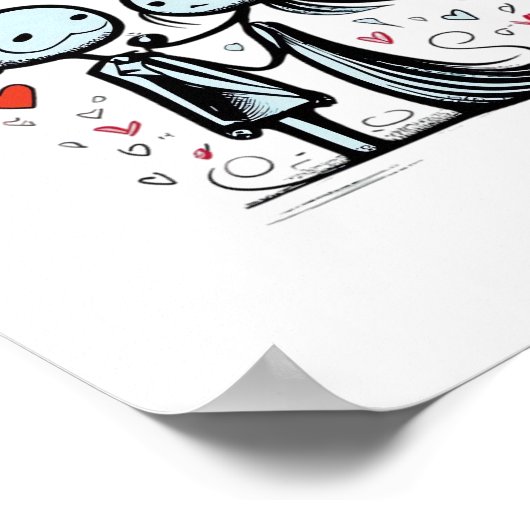 Bis zum Tod machen wir Teil - klassisch Poster (Ecke)