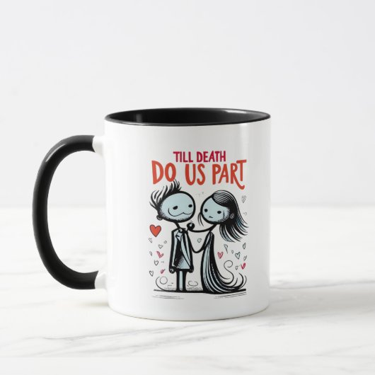 Bis zum Tod machen wir Teil - klassisch Tasse (Links)